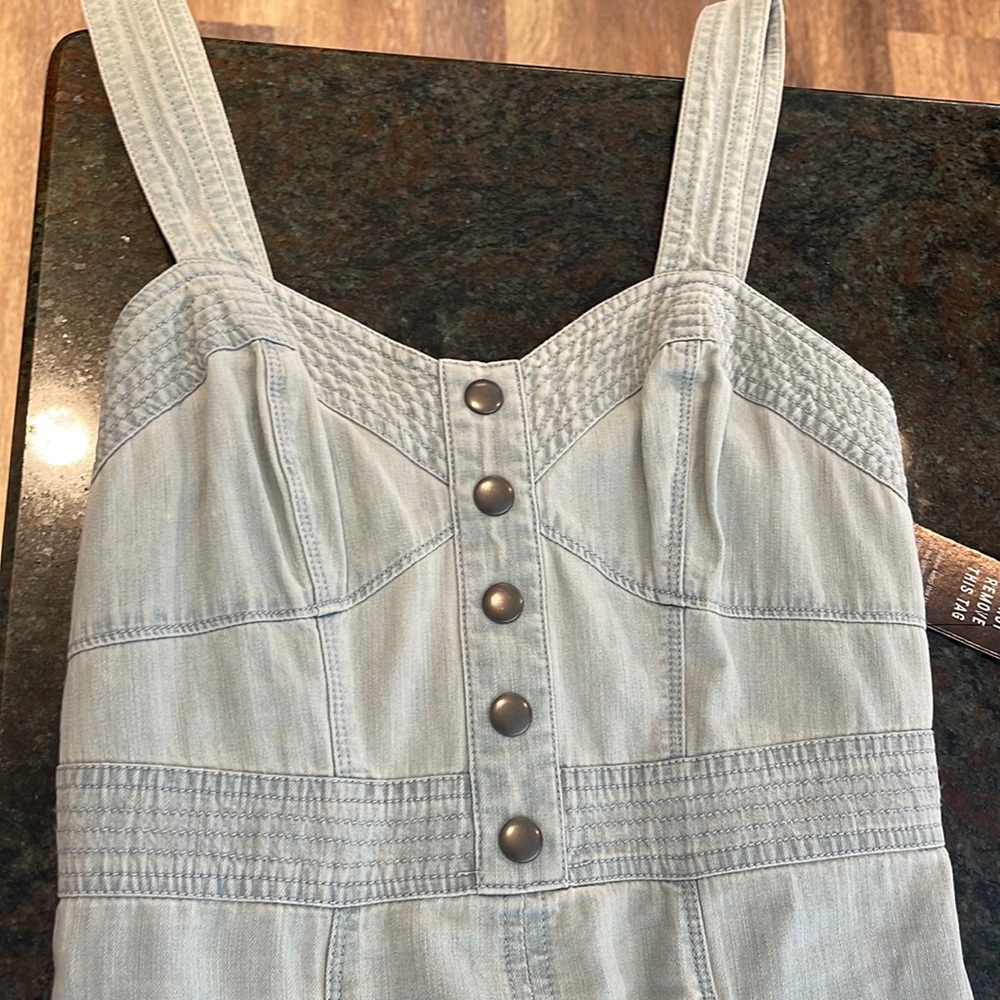 Brand New Express denim dress. WITH TAGS. SIZE 0